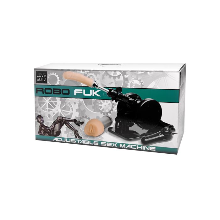 LoveBotz Rob FUK Adjustable Position Portable Sex Machine - Black, Drop Ship Only
