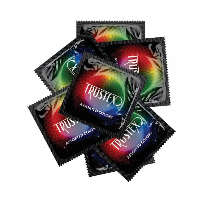 Trustex Colored Condoms - Asst. Colors Box of 1000