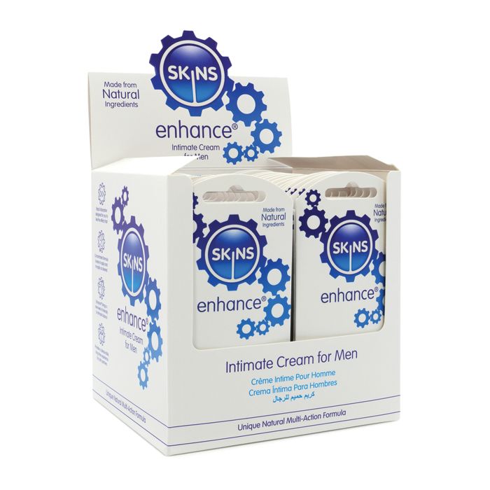 Skins Enhance Intimate Cream Foil Display - 5 ml Display of 36