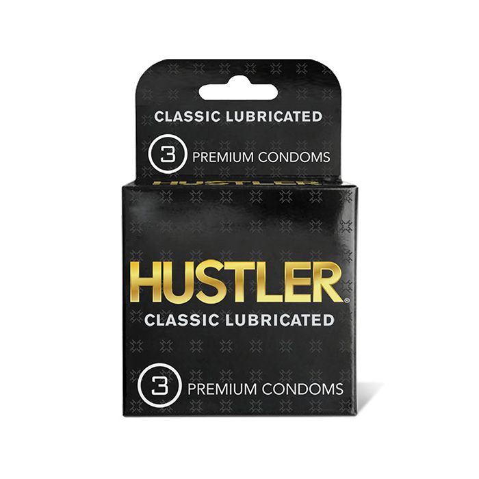 Hustler Classic Lubricated Premium Condoms - Pack of 3