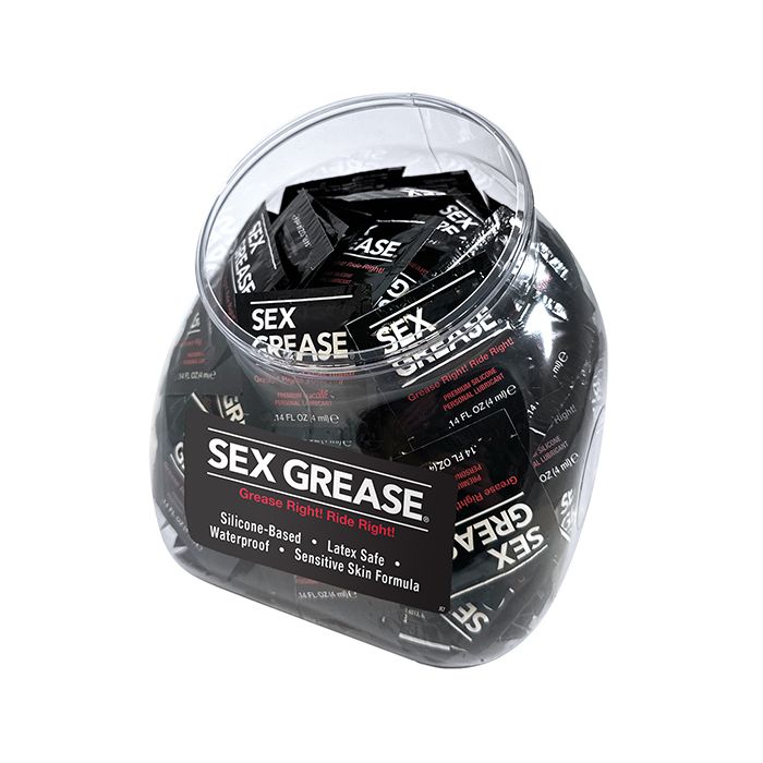 Sex Grease Silicone Display - 4 ml Foil Jar of 216