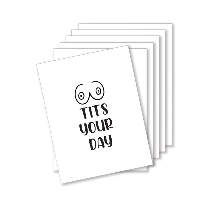 Tits Your Day Naughty Greeting Card